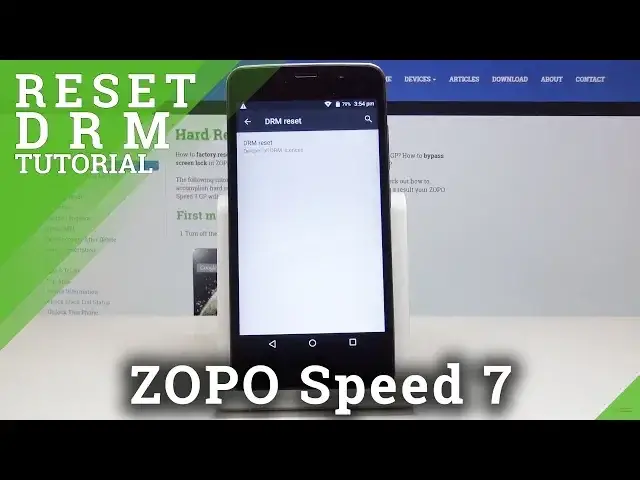 'Video thumbnail for How to Remove DRM Licenses in Zopo Speed 7 - Reset DRM'