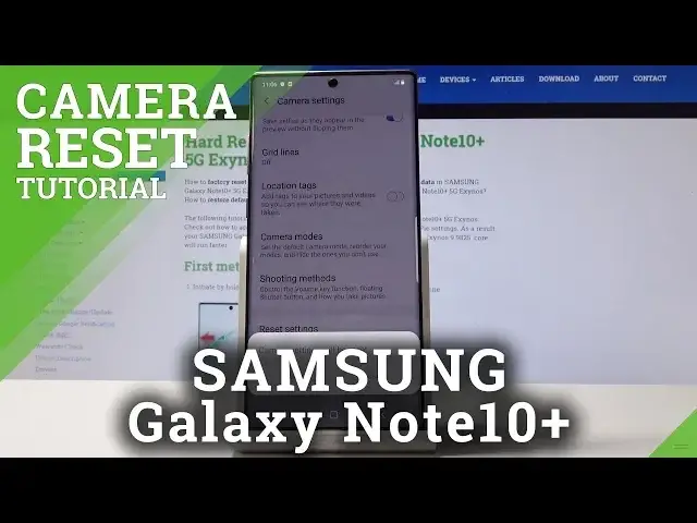 'Video thumbnail for How to Reset Camera in SAMSUNG Galaxy Note10+ - Restore Camera Configuration'