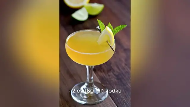 Video thumbnail for lemon drop drink recipe