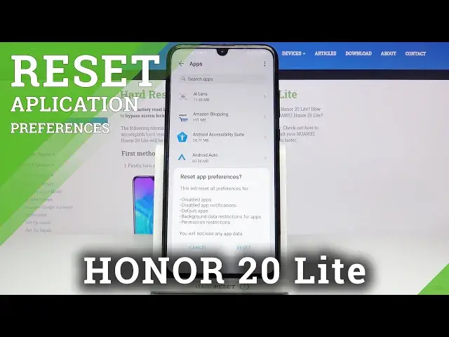Video thumbnail for How to Reset App Preferences on HUAWEI Honor 20 Lite – Reset Default App Settings