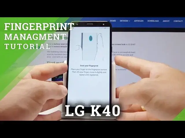 Video thumbnail for How to Set Up Fingerprint in LG K40 - Add Fingerprint Unlock