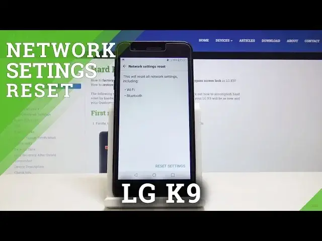 'Video thumbnail for How to Reset Network Settings in LG K9 - Repair Wi-Fi Network'