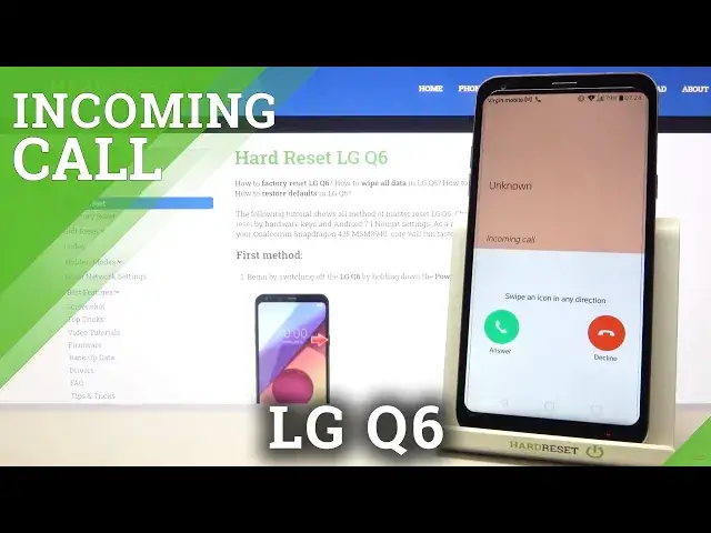 'Video thumbnail for Incoming Call LG Q6 – Call Animation & Default Ringtone'