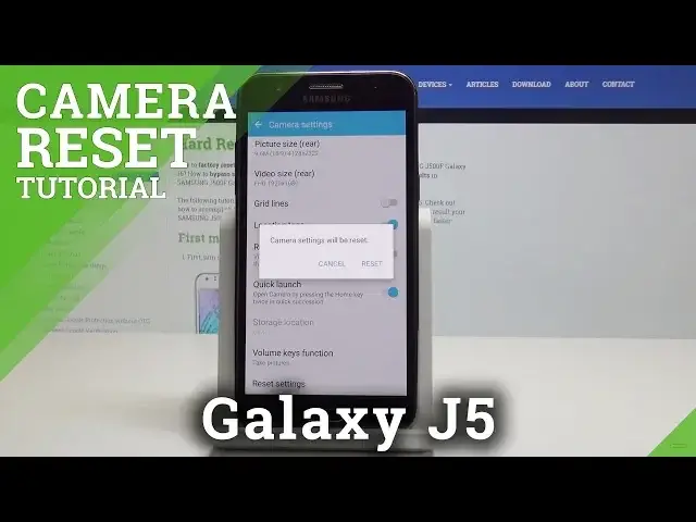 'Video thumbnail for How to Format Camera Settings in Samsung Galaxy J5'