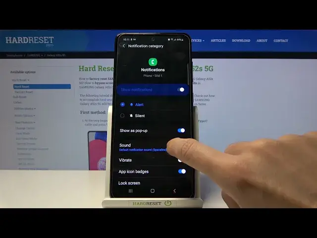 'Video thumbnail for How to Change Voicemail Notification Sound in SAMSUNG Galaxy A52s - Voicemail Settings'