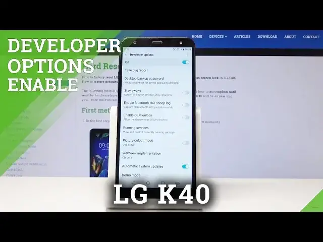 Video thumbnail for How to Activate Developer Options in LG K40 - Allow OEM Unlock