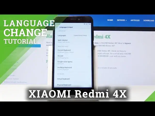 'Video thumbnail for How to Change Language in XIAOMI Redmi 4X - Language List'
