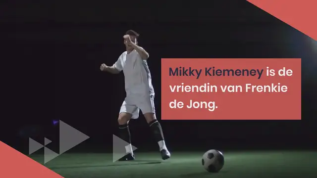 Video thumbnail for Mikky Kiemeney vriendin van Frenkie de Jong: