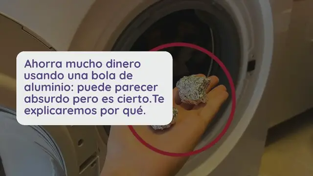 Video thumbnail for Bolas de aluminio en la lavadora, hazlo antes de encenderla: ahorras mucho dinero