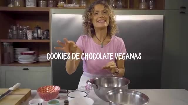 Video thumbnail for Cookies de Chocolate Veganas