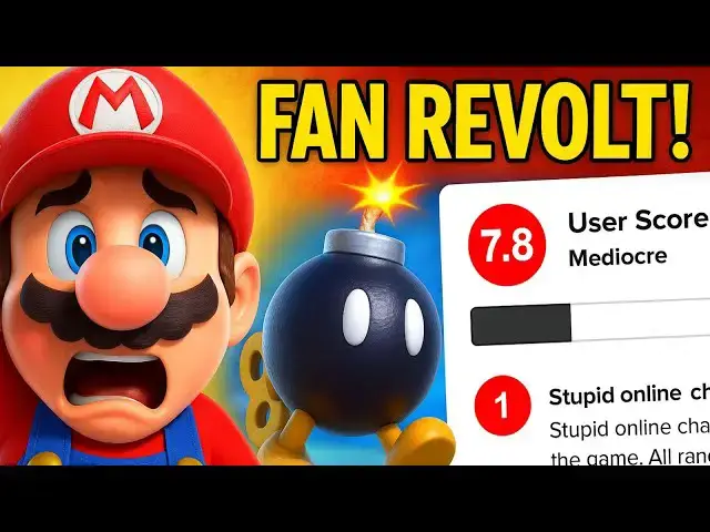 'Video thumbnail for Mario Kart World Is Getting Review Bombed!'