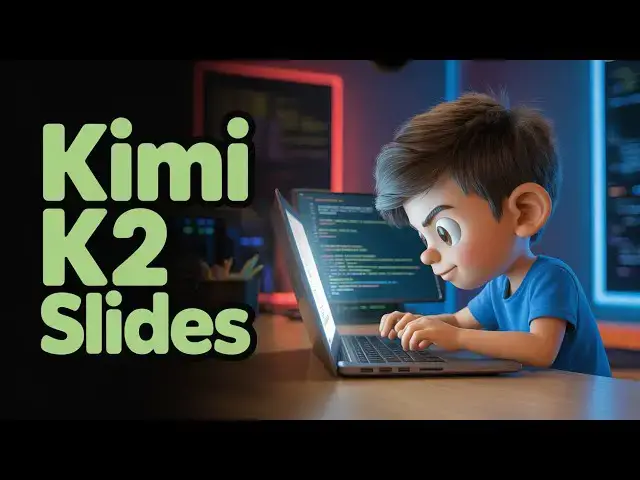 Video thumbnail for This Chinese Kimi K2 Slides is Open Source & INSANE to Generate Powerpoint Slides From Text & Images