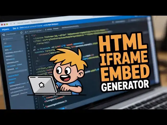 Video thumbnail for Build a HTML IFrame Embed Code Generator Tool to Embed Videos on Website in Browser Using Javascript