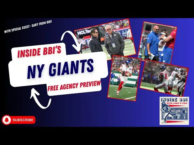 Video thumbnail for Inside BBI's NY Giants Free Agency Preview – They Can All Go!  #nfl #sports #football