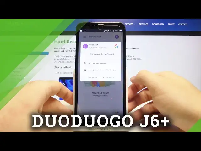 Video thumbnail for How to Log Out from Gmail on DuoDuoGo J6+ – Sign Out from Gmail Account