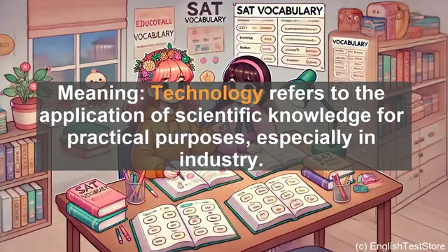 Video thumbnail for 5000 Must Know SAT Vocabulary - SAT Vocabulary: Understanding 'Technology' and Its Usage