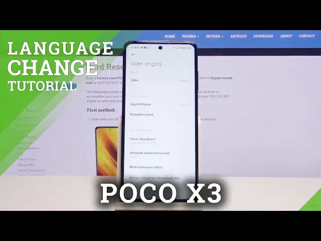 'Video thumbnail for How to Change Language of POCO X3 - Languages List'