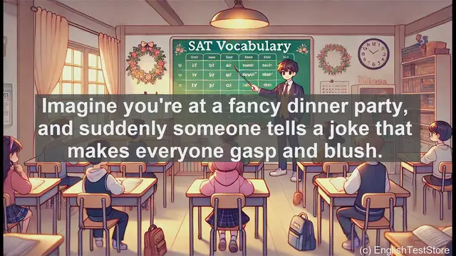 Video thumbnail for 5000 Must Know SAT Vocabulary - What Does 'Ribald' Mean? Exploring Crude Humor