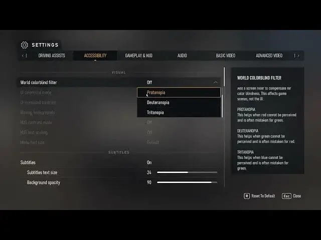 'Video thumbnail for Enabling and Disabling Colorblind Mode in Forza Motorsport'