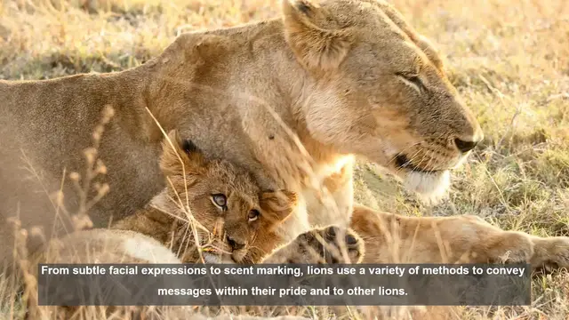 Video thumbnail for 10 Surprising Facts About Lion Communication