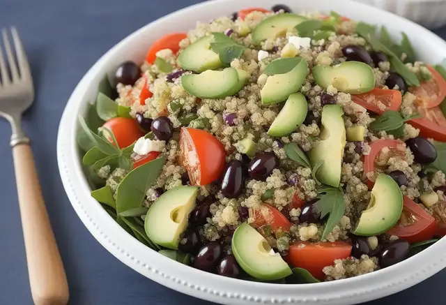 Video thumbnail for Mediterranean Quinoa Salad