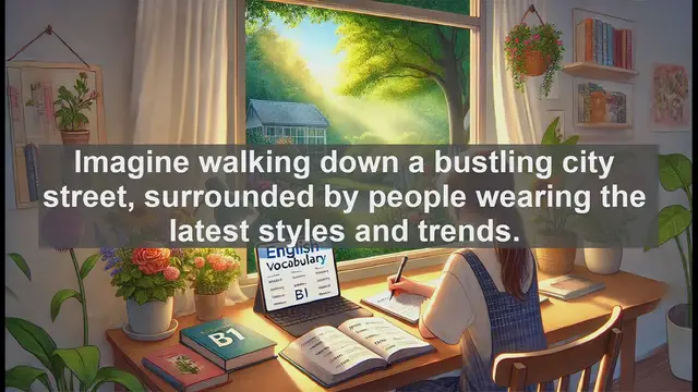 Video thumbnail for 2500 Must Know CEFR B1 Vocabulary - What Does 'Fashionable' Mean? Exploring Style and Trends