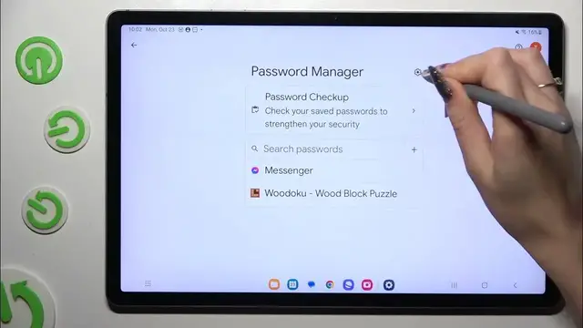 Video thumbnail for How to Add Passwords To Google Passwords Autofill on SAMSUNG Galaxy Tab S9 FE+