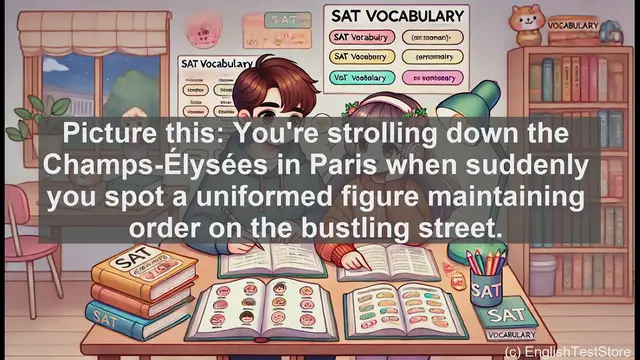 Video thumbnail for 5000 Must Know SAT Vocabulary - Gendarme: French Police and SAT Vocabulary