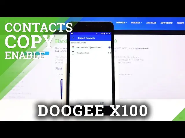 Video thumbnail for How to Copy Contacts in DOOGEE X100 – Relocate Contacts to SIM Card