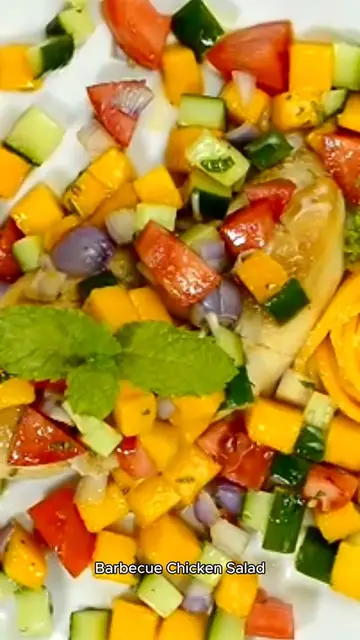 Video thumbnail for Barbecue Chicken Salad Recipe