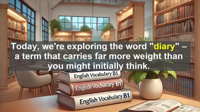Video thumbnail for 2500 Must Know CEFR B1 Vocabulary - The Power of Diaries: A Tool for Self-Reflection and Personal History