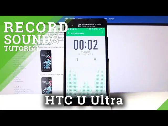Video thumbnail for HTC U Ultra and Voice Recorder App - Record Sounds