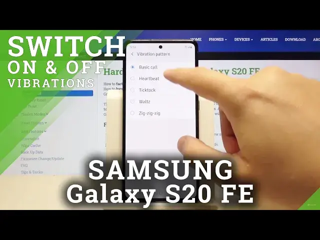 'Video thumbnail for How to Change Vibration Settings in SAMSUNG Galaxy S20 FE – Vibration Pattern'