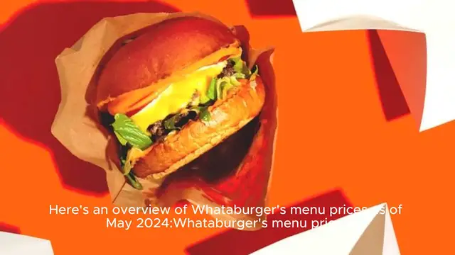 Video thumbnail for Whataburger Menu Price