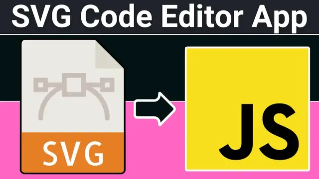 Video thumbnail for Build a SVG Code Editor to Create & Edit SVG Using Monaco Editor in Browser