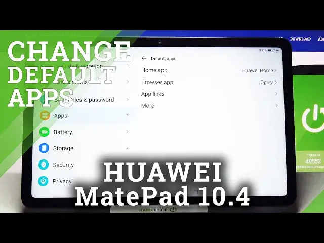'Video thumbnail for How to Change Default Apps in HUAWEI MatePad 10.4 – Find Default Apps List'
