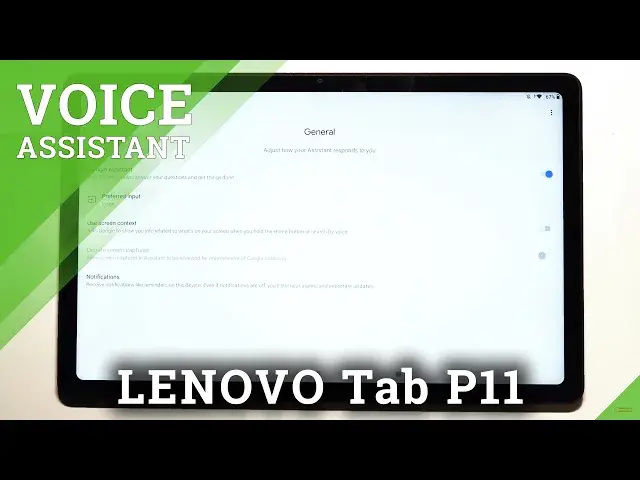 'Video thumbnail for How to Turn Off Google Assistant on LENOVO Tab P11 – Google Options'