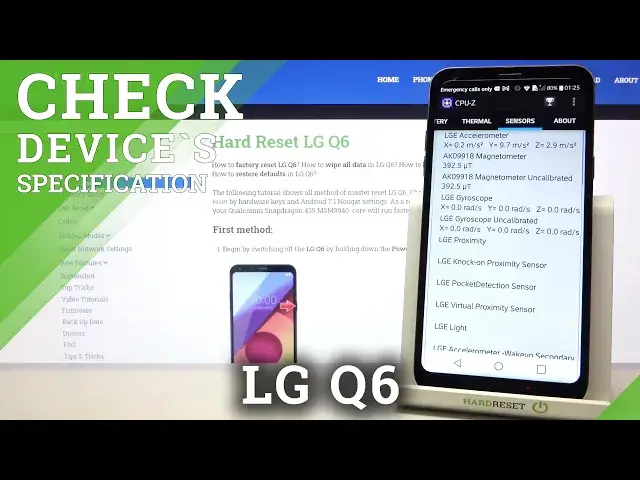 'Video thumbnail for LG Q6 - CPU Z Specification'