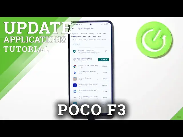 Video thumbnail for How to Update Apps on XIAOMI POCO F3 – Download New App Version