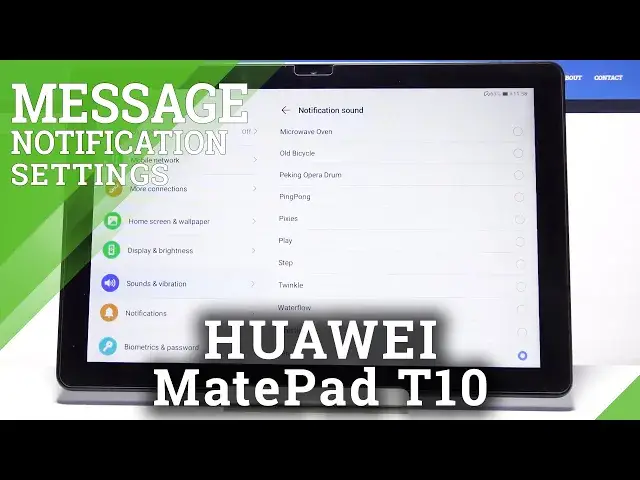 'Video thumbnail for How to Change Notification Sounds in HUAWEI MatePad T10 – Find Notification Sounds List'