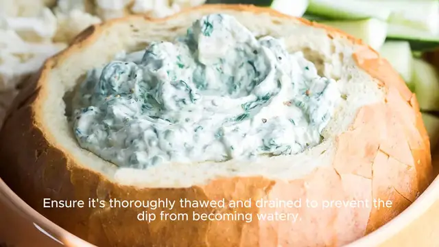 Video thumbnail for Knorr spinach dip recipe