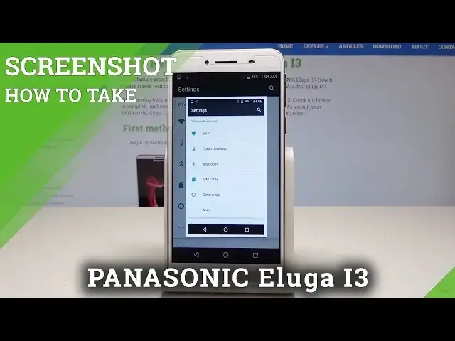 Video thumbnail for How to Take a Screenshot in PANASONIC Eluga I3 - Capture Screen Methods