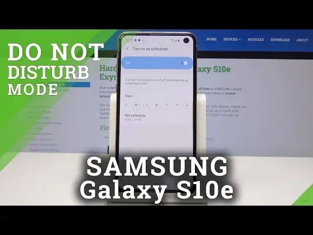 Video thumbnail for How to Allow Do Not Disturb in SAMSUNG Galaxy S10e - Set Up DND / Mute Sounds