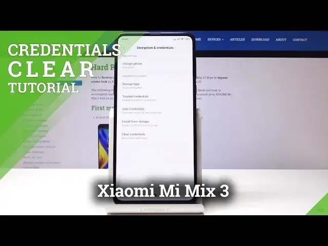 'Video thumbnail for How to Clear Credentials in Xiaomi Mi Mix 3 - Erase All Certificates'