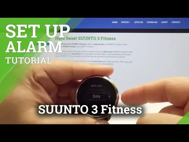 Video thumbnail for How to Set Up Alarm in SUUNTO 3 Fitness - Schedule Alarm