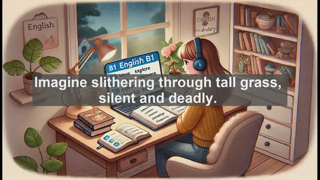 Video thumbnail for 2500 Must Know CEFR B1 Vocabulary - Snake: Exploring the Word's Meanings and Uses in English