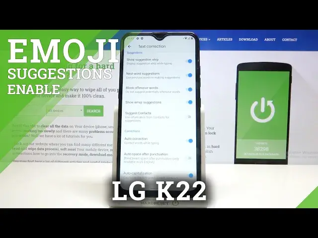 'Video thumbnail for How to Enable Emoji Suggestions in LG K22 – Find Keyboard Settings'