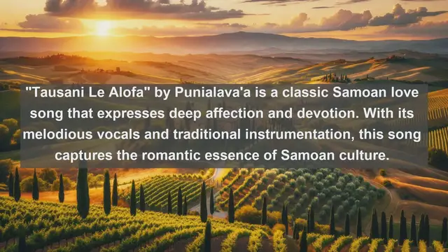 Video thumbnail for Serenades from Samoa: Top 10 Beautiful Songs Reflecting Polynesian Culture