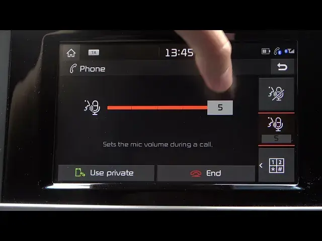 Video thumbnail for How to Change Mic Volume During Phone Calls in KIA Sportage? 2019 Fourth Generation