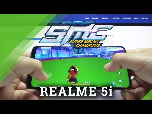 'Video thumbnail for Super Mecha Champions on REALME 5i – Performance Checkup / Game Test'